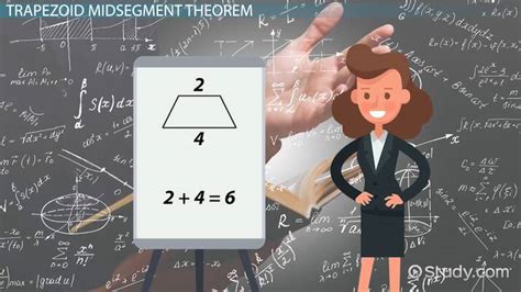 Midsegment of a Trapezoid | Theorem, Formula & Examples - Lesson | Study.com