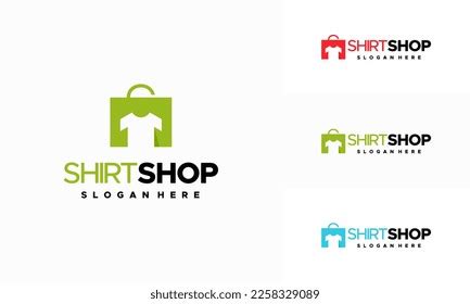 Cloth Shop Logo Designs Concept Vector Stock Vector (Royalty Free ...