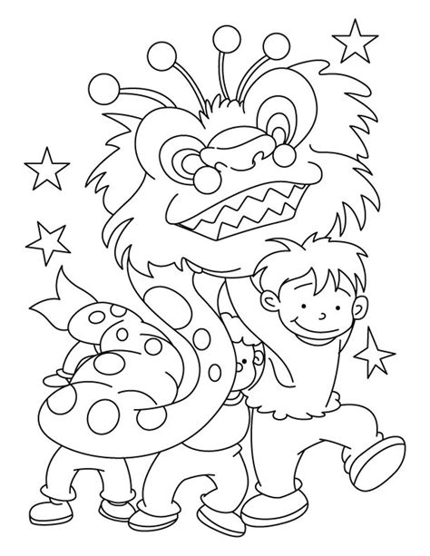 Chinese new year coloring pages to download and print for free