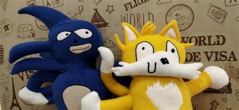 Taels Meme Sanic Meme Gotta Go Fast Large Plush Toy Size 15 Etsy