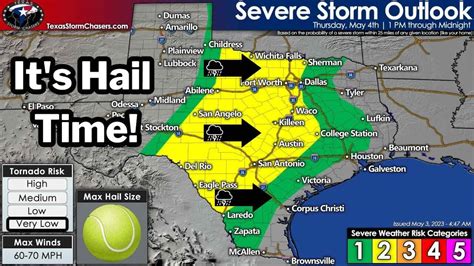 Severe Storms Are More Likely Today In Texas