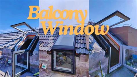 Balcony Roof Window Attic Window Transforms Into Pop Up Balcony A