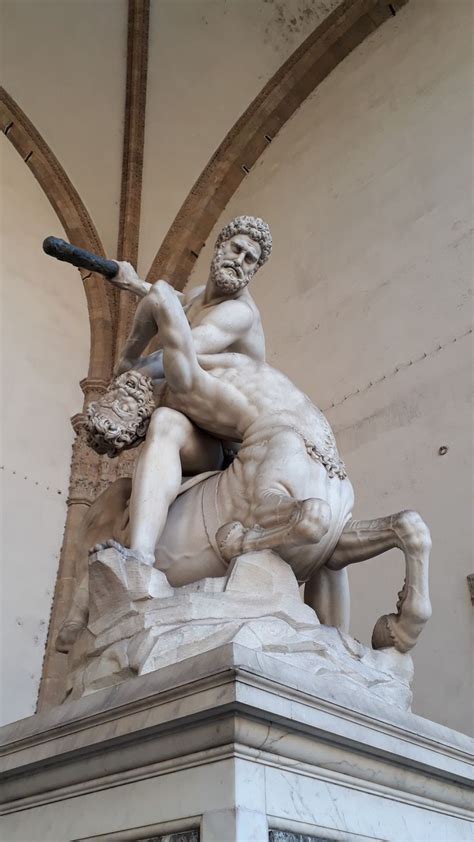 Ercole E Il Centauro Nesso Centauro Statue Arte