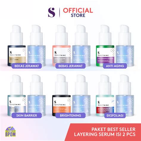 Jual SOMETHINC 2 PCS Paket Best Seller Layering Serum Berlian