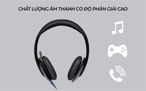 Tai nghe Logitech H540 Chất Lượng Cao Với Mic Khử Tiếng Ồn