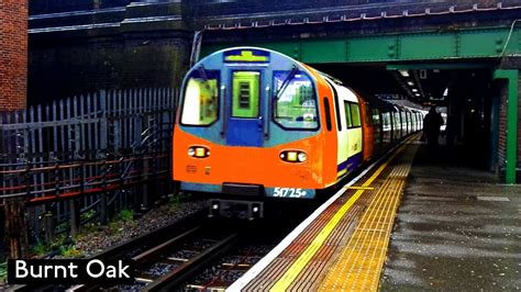 Burnt Oak Northern Line London Underground Tube Stock