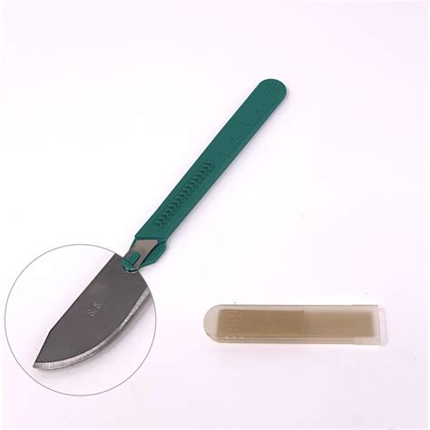 Disposable Scalpels Sterile Surgical Blade Size 22 Stainless Steel With