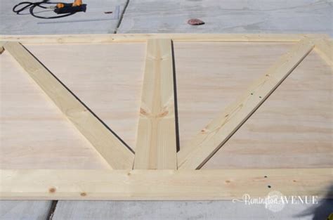 Diy British Brace Barn Door Remington Avenue