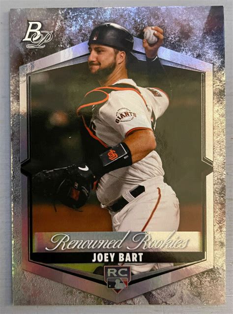 2021 Bowman Platinum Renowned Rookies RR 5 Joey Bart RC For Sale