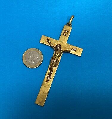 Croix Religieuse Ancienne Pendentif M Daillon J Sus Christ Ebay