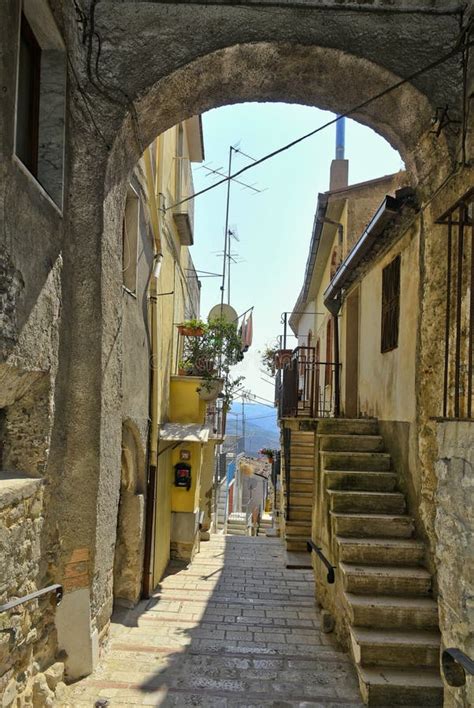 The Old Town Of San Bartolomeo In Galdo Italy Editorial Photography