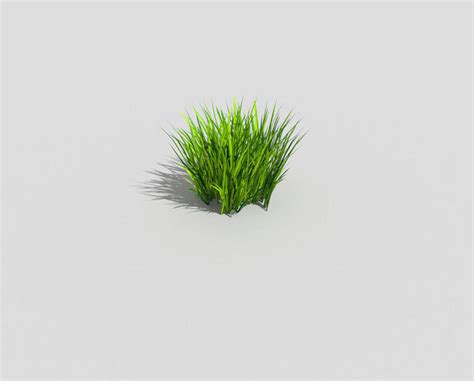 3D model low poly grass VR / AR / low-poly | CGTrader