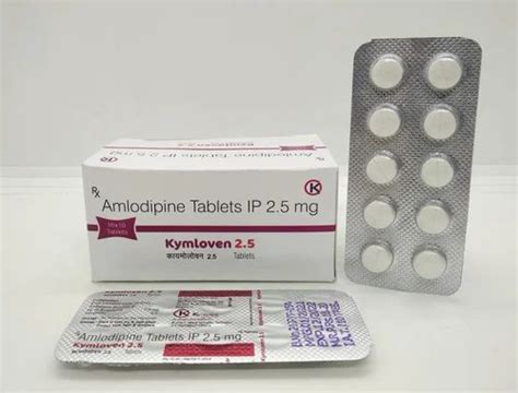 2 5mg Amlodipine Tablets IP At Rs 150 Strip Pharma Medicine Tablet In