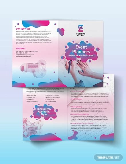 Event Brochure Examples Designs In Word Psd Ai Eps Vector