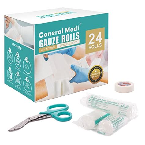 Conforming Bandage X Yards Stretched Pack Gauze Bandage Rolls