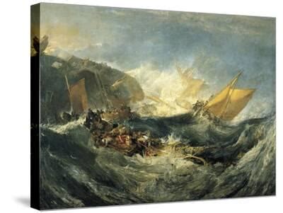 'The Shipwreck of the Minotaur' Art Print - J. M. W. Turner | Art.com