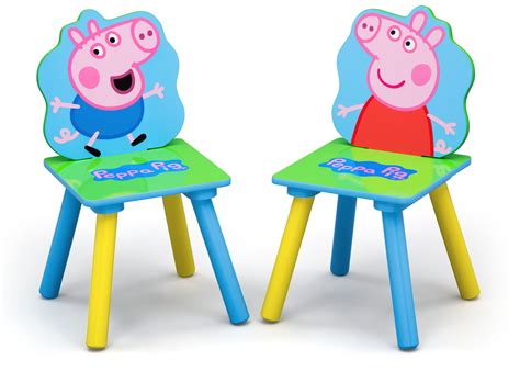 Peppa Pig Wood Kids Storage Table and Chairs Set by Delta Children ...