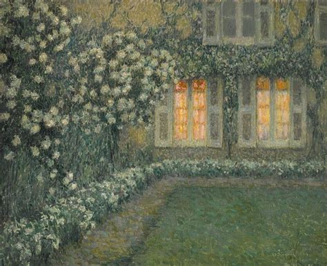 Le Jardin Blanc Au Cr Puscule By Henri Le Sidaner Jardins