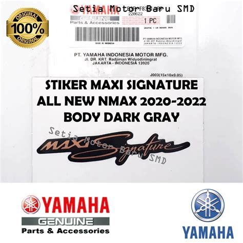 Jual Stiker Logo Maxi Signature B F Motor All New N Max Nmax