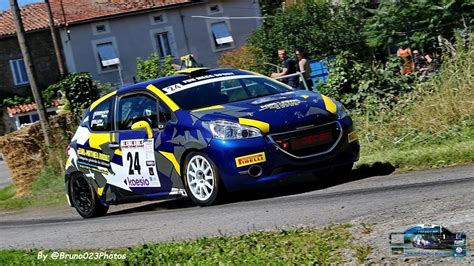 Rallye St Sornin Leulac 2022 ES4 S Rollier M Perrinaud 208 R2 YouTube