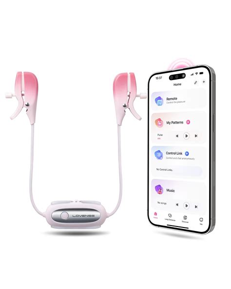 LOVENSE Gemini Bluetooth Verstellbare Vibrierende Nippelklemmen Mit APP