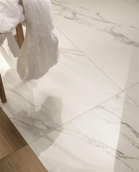 Porcelain Stoneware Wall Floor Tiles With Marble Effect ANIMA CALACATTA