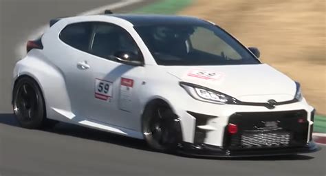 Tuned 355 HP Toyota GR Yaris Laps The Tsukuba Circuit Faster Than A