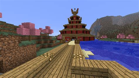 Chinese Octagon Pagodas Minecraft Project