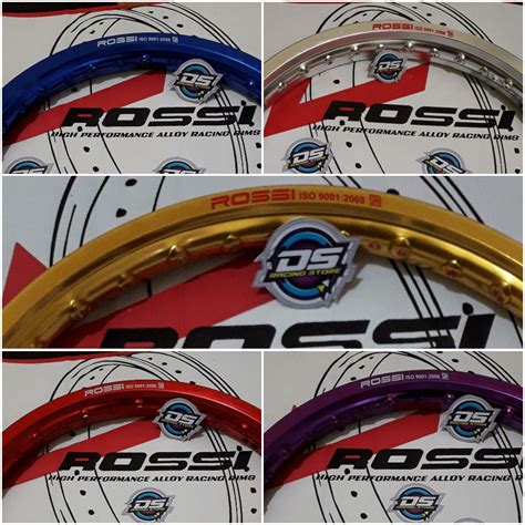 Jual Velg Rossi Wm Kotak U Shape Ukuran Ring Request Warna