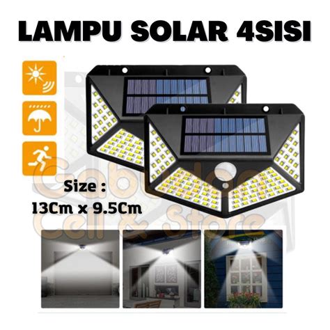 Jual Lampu Taman Led Solar Tenaga Surya Dengan Sensor Gerak Lampu