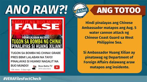 Vera Files Fact Check Marcos Did Not Expel Chinese Ambassador From Ph