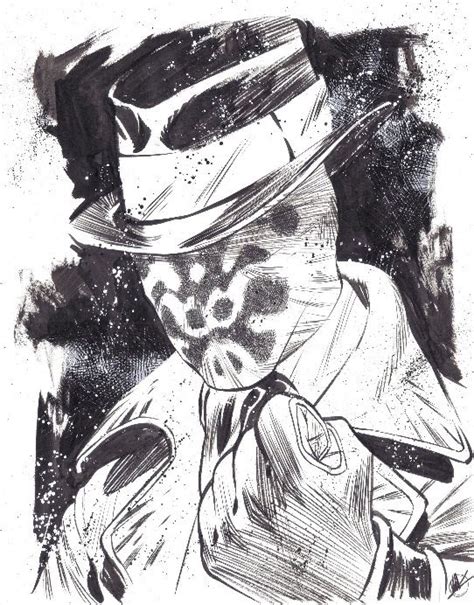 Rorschach By Matteo Scalera Comic Art Sketches Comic Artist