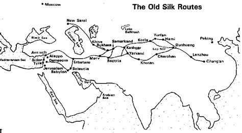 SILK ROAD JOURNEY 2010: Map of the Silk Route