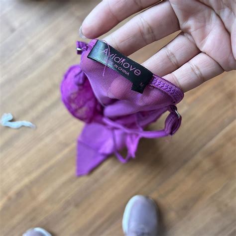 Never Worn Purple Teddy Lingerie Size Medium Just Depop