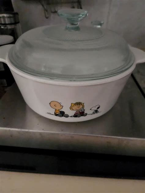 Corningware Snoopy Series Only Big One Small Sold Furniture Home