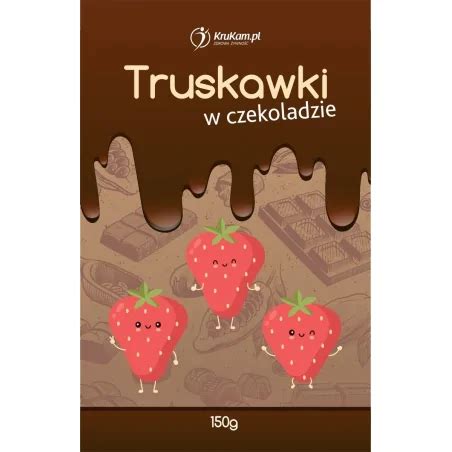 KruKam Truskawka Liofilizowana W Czekoladzie 150 G