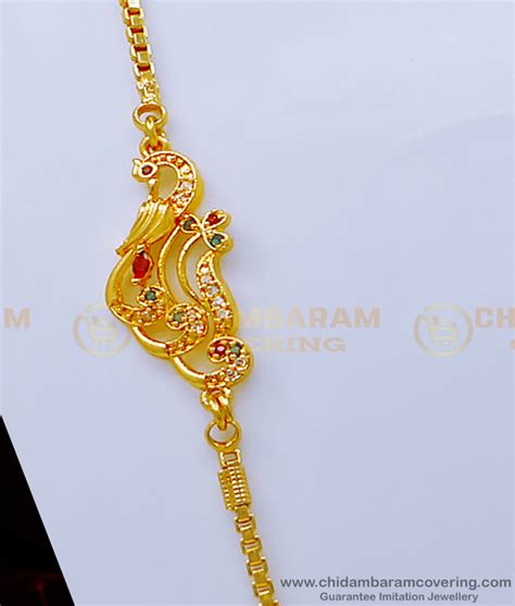 Buy Gold Look Without Stone Balls Model Thali Mugappu Chain Designs For