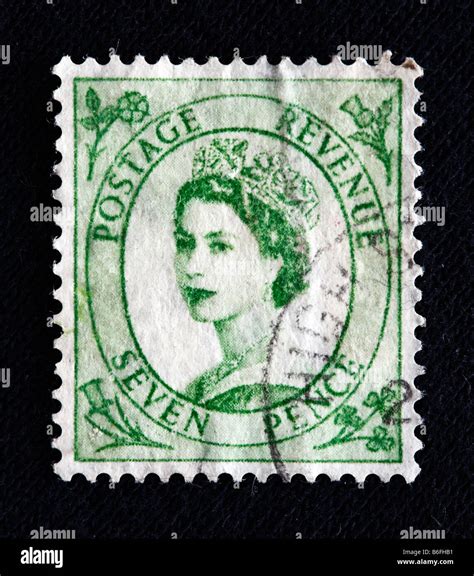 Queen Elizabeth Ii Of The Uk 1952 To Present Postage Stamp Uk Stock