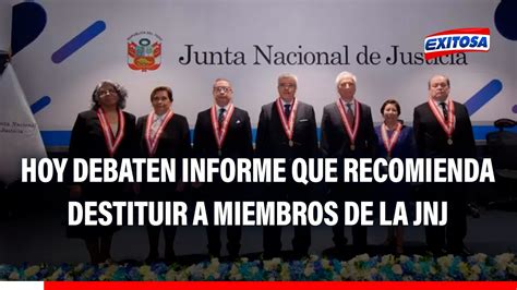 Congreso Hoy Pleno Debatir Informe Que Recomienda Destituir A