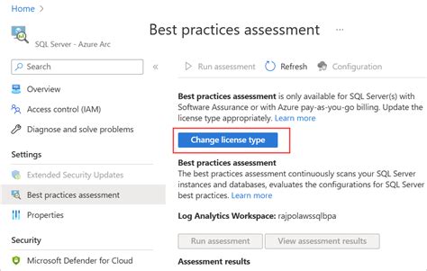 Configuración De La Valoración De Procedimientos Recomendados En Una Instancia De Sql Server