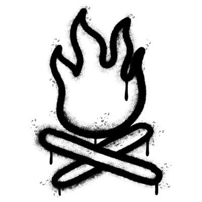 Fire Graffiti Vector Art, Icons, and Graphics for Free Download