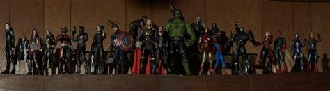 My Mcu Shelf Ractionfigures