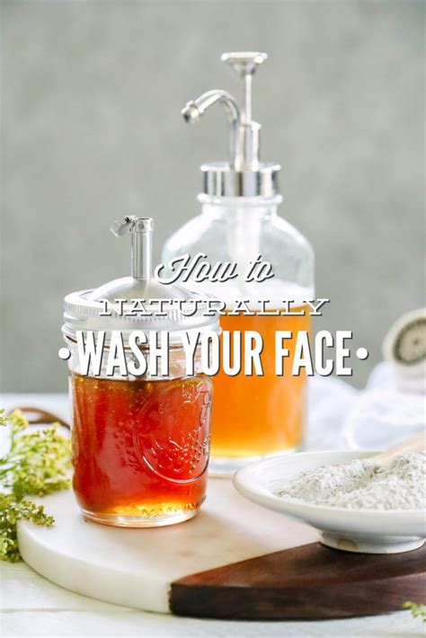 How To Naturally Wash Your Face Simple Diy Homemade Face Cleanser