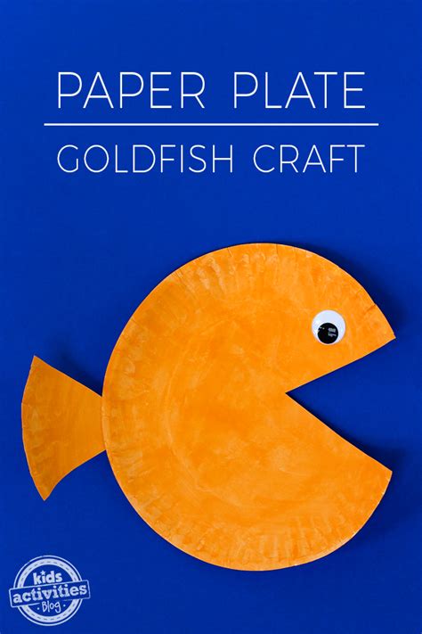 Paper Plate Goldfish Craft | Kids Activities Blog