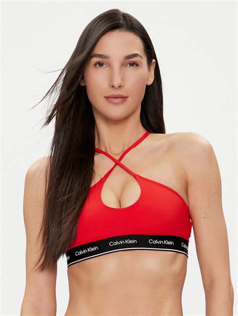 Calvin Klein Swimwear Bikini Oberteil KW0KW02426 Rot Modivo At