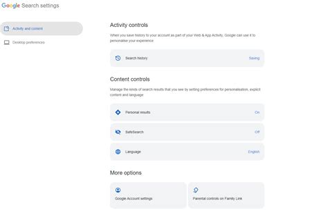 Google Rolling Out New Search Settings Design