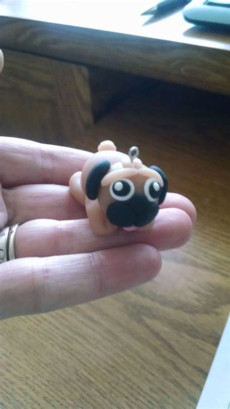 Pug Polymer Clay Ornament Etsy Polymer Clay Ornaments Clay