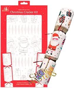 Make And Fill Your Own Christmas Cracker Kit Includes 6 Cracker Kit