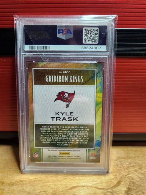 Panini Chronicles Gridiron Kings Gk Kyle Trask Rc For Sale