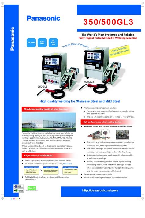 Three Phase Dc Panasonic Make Fully Digital Pulse Mig Mag